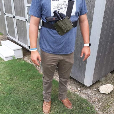 Kydex Chest Rig Holster